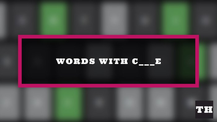 Science words starting with c