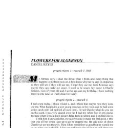 Flowers for algernon pdf answer key